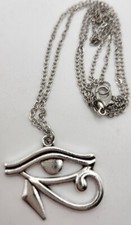 Eye of Horus / Eye of Ra Amulet Necklace – 60cm Chain | Ancient Egyptian Protect