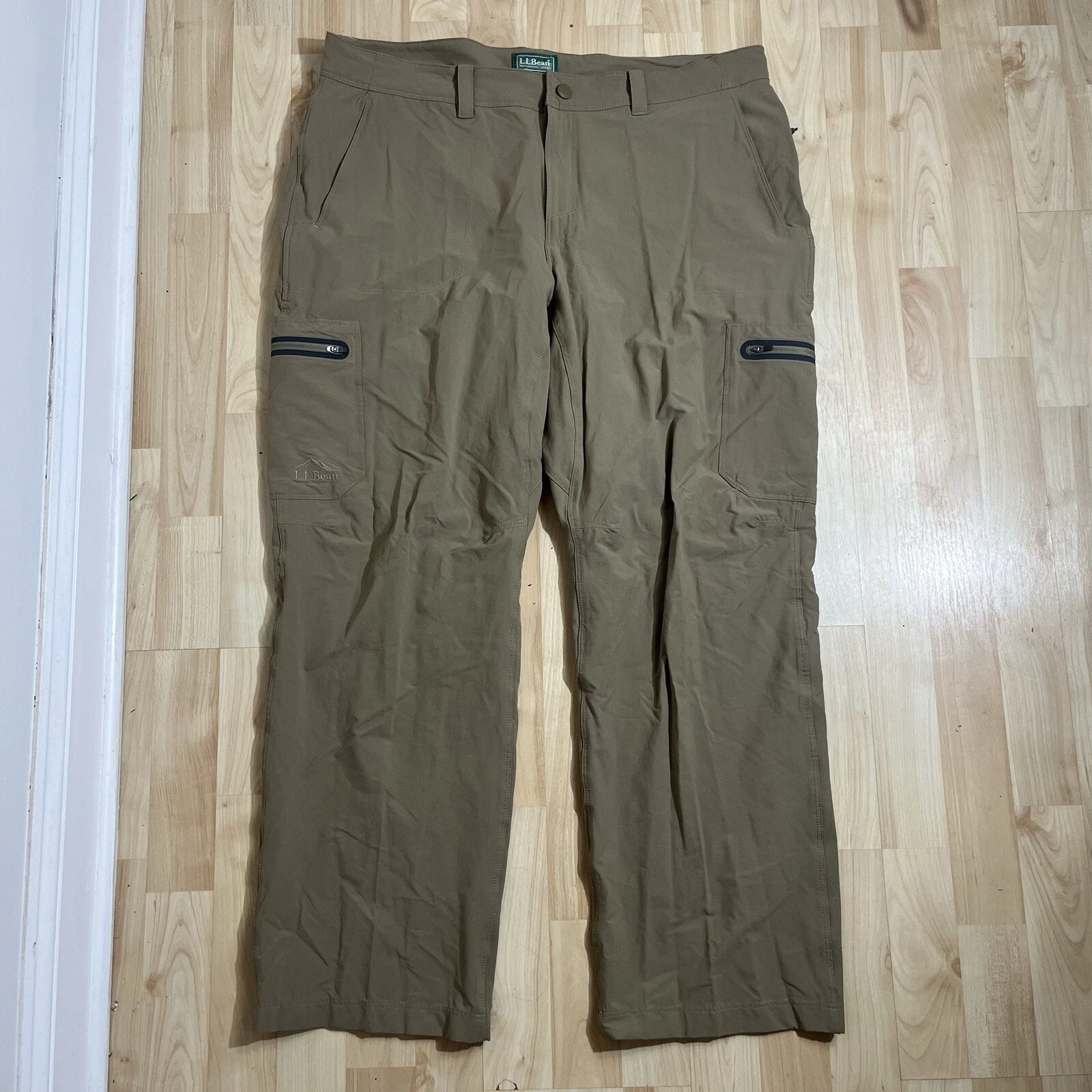 L.L Bean Hiking Men's Water-Resistant Cresta Hiking Pants, Standard Fit 38X29