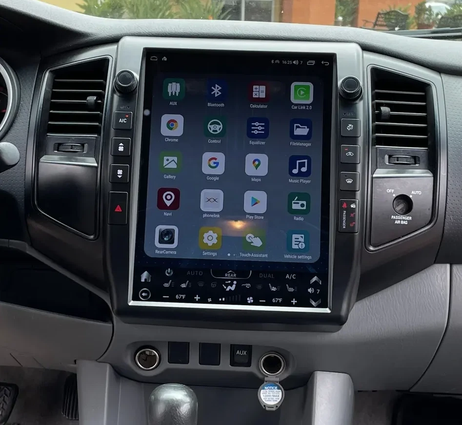 13" Android12 Navegación Coche GPS Estéreo Estilo Tesla Para Toyota Tacoma 2005~2015 Foto 4 de 4