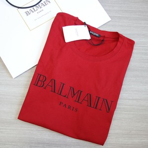 balmain red tshirt