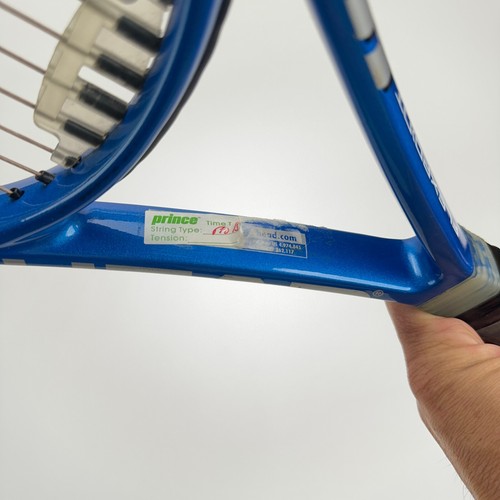 Head Flexpoint 4 Oversize Blue Tennis Racket 4 3/8" grip size - Picture 6 of 13