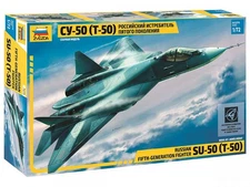 Zvezda 500787275-1:72 Model Russian Stealth Hunter Sukhoi T-50