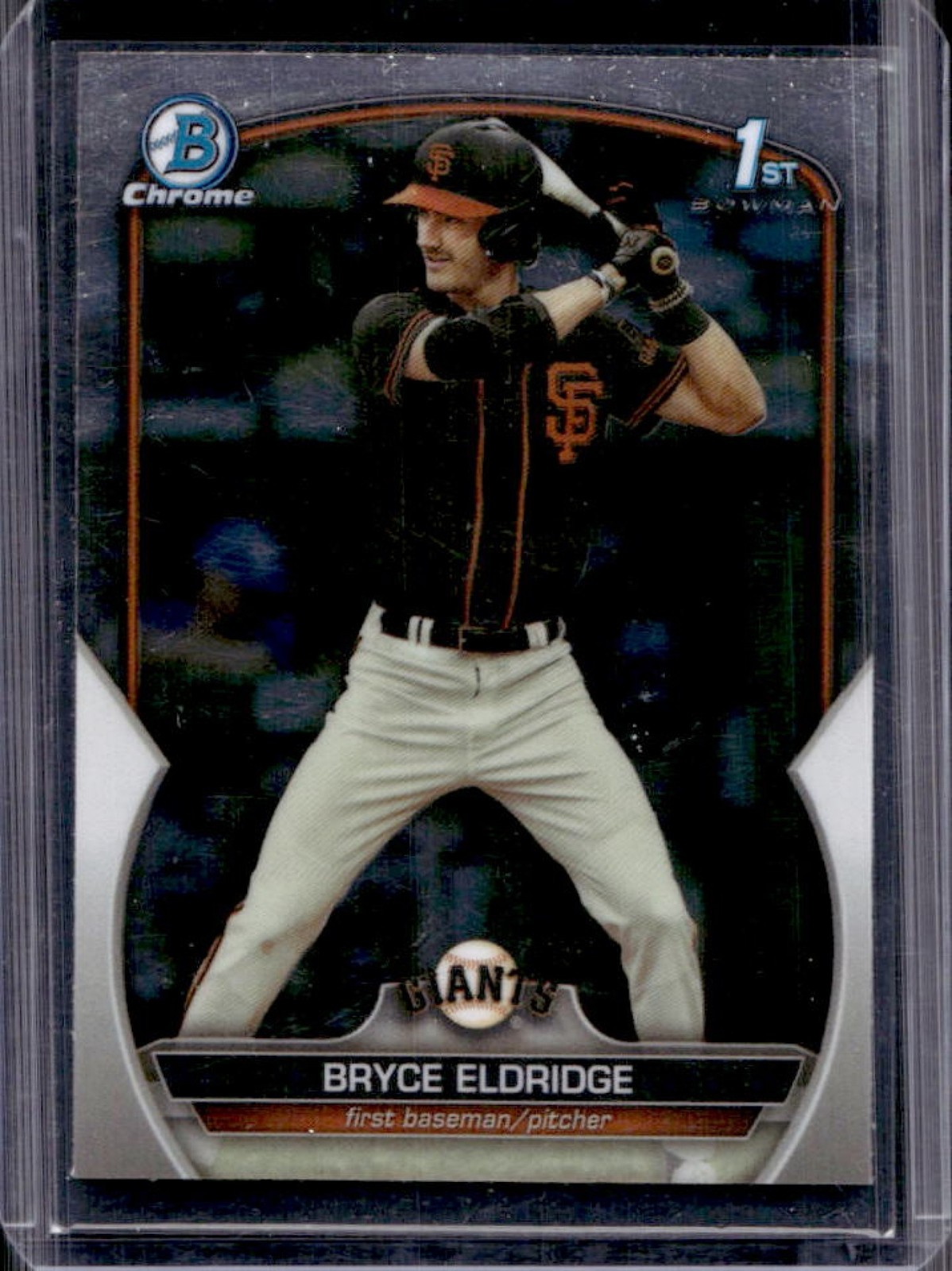 2023 Bowman Draft Bryce Eldridge Chrome 1st Prospect #BDC-107 Giants
