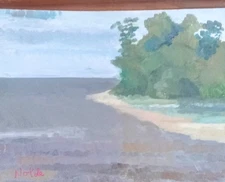 Emil Nolde Original Watercolor Important German Expressionist Seascape