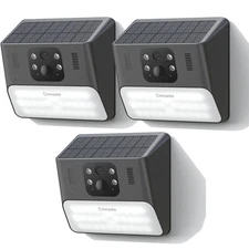 Cinnado Outdoor Wireless Solar Security Camera Home WiFi Battery Human Detection