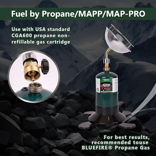 Portable Propane Heater with Catalytic Burner for Camping Outdoor Space 6200BTU  - Picture 6 of 12