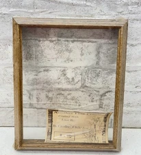 Creative Circle 8x10 Solid Wood Classic Brown Wooden Frame In Plastic