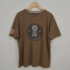 Warson Motors The Eager Beaver B-24 Brown Cotton T-Shirt Mens Size L Large
