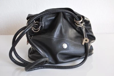 Picard Handtasche Schultertasche Umhängetasche Shopper Beuteltasche Leder Black - Bild 1 von 4