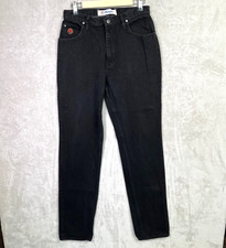 Vintage Wrangler Twenty X Black Jeans 13/14 x 36 USA Made Tapered Leg Y2K Denim