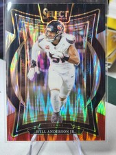 2024 Panini Select - Concourse Will Anderson #100 Black & Red Shock Prizm