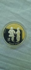 5000 Won Asien 1988 Olimpig Games1988 PP Silber  Federball