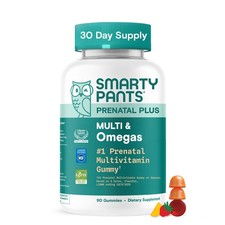 SmartyPants Prenatal Multivitamin Gummies - Improved 30 Servings, Teal