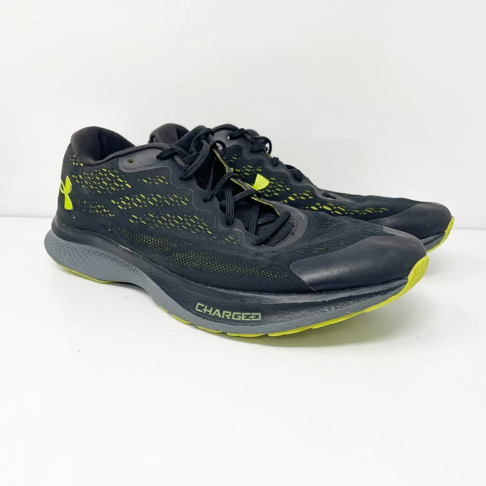 Under Armour Mens Charged Bandit 6 3023019-004 Black Running Shoes Sneakers Sz 9 - Image 2 of 4