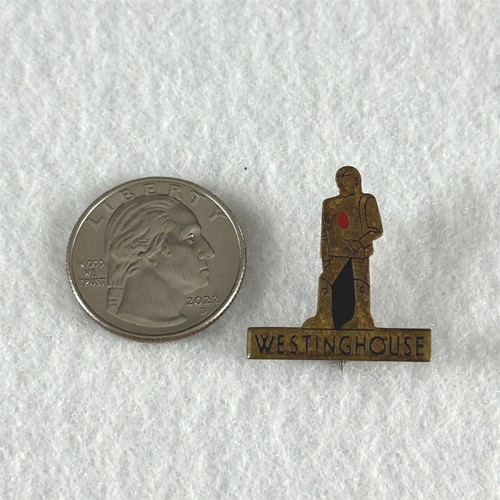 Vintage Westinghouse Electro Robot 1939 World's Fair NY Pin Pinback #58537