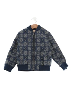 Blouson bomber en jean à motifs logo Gucci garçon
