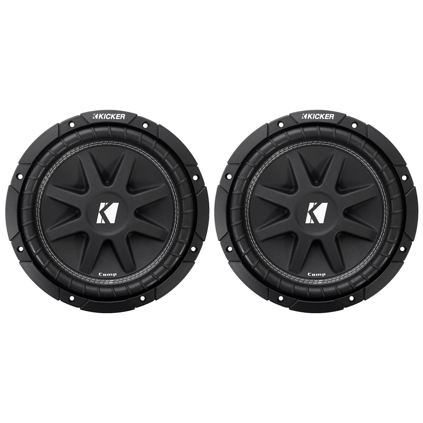 2 KICKER 43C124 Comp 12 600-ваттных 4-омных автомобильных аудиосистемных сабвуферов SVC 33990₽