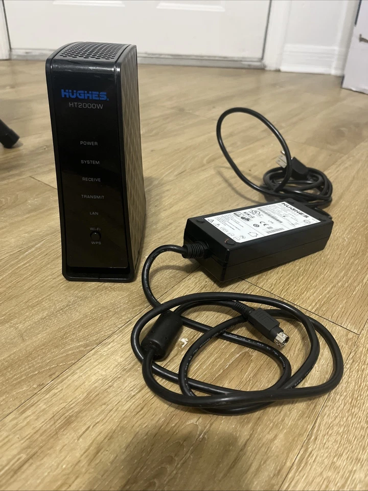 HughesNet HT2000W Black Satellite 2.4Ghz-5Ghz Internet Modem Router - Image 3 of 3