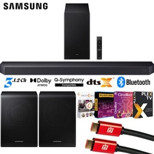 Samsung HW-Q600F 3.1.2ch Soundbar and Subwoofer 2025 w/ Rear Speaker Bundle