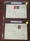 GB - EDVIII - 2x Covers - Postmarked first day of Abdication - Used.