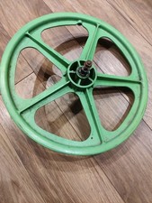 Old School BMX Skyway Tuff 2 Front Green 80s Freestyle Skool Mid Tuffs Burner