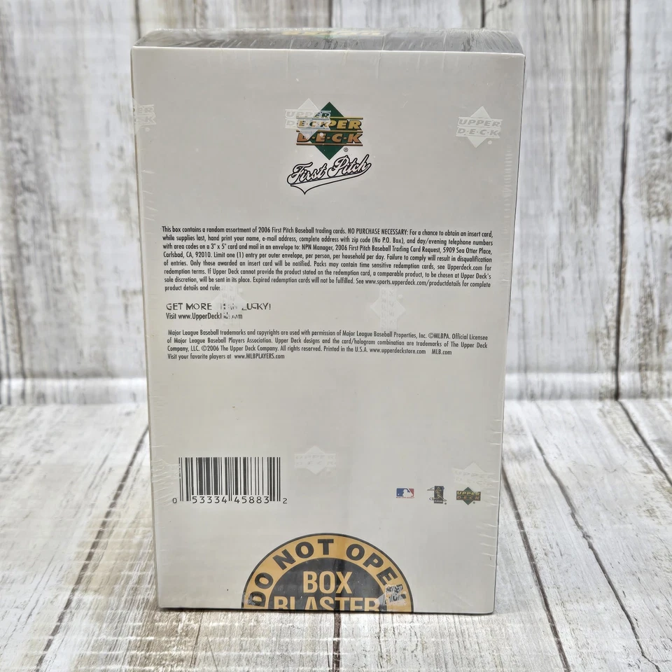 2006 Upper Deck First Pitch Blaster Box Sealed NOS Baseball Cards Sports MLB - Image 3 of 4