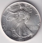 1993 P WALKING LIBERTY AMERICAN EAGLE .999 FINE SILVER DOLLAR COIN 1oz. $1 USA
