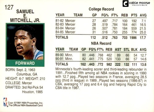 1991-92 NBA Hoops Basketball Cards #1-200 - You Pick - Finish Your Set - Picture 254 of 400