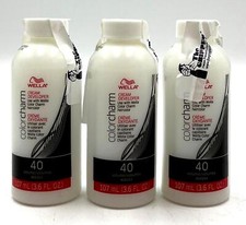 Wella Color Charm Cream Developer 40 Volume 3.6 oz-3 Pack