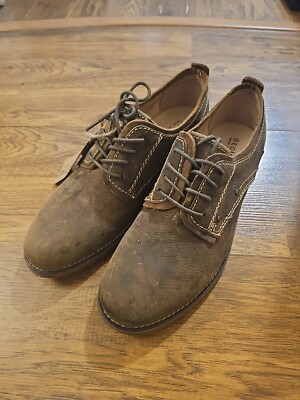 NWT Bed Stu Dupont Men's Size 8.5 Brown Distressed Leather Lace Up Oxford Shoes 