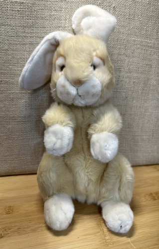 Russ Berrie Rabbly Bunny Rabbit Plush Stuffed Animal Light Tan 27862 Floppy Ears