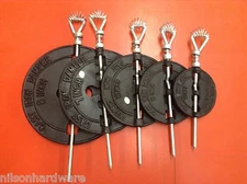 (1)-Cast Iron Furn. Stove Pipe Damper Single Wall Flue 3" 4" 5" 6" 7" 8" Choice