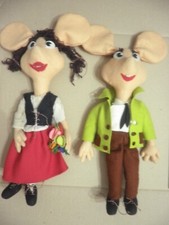 Rari Topo Gigio Rosy Rosicchia Bambola Vintage Margot Panno Lenci 45 cm #8