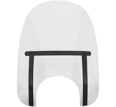 MEMPHIS SHADES Memphis Slim Windshield 17'' 9'' Headlight Cutout Clear MEB4220
