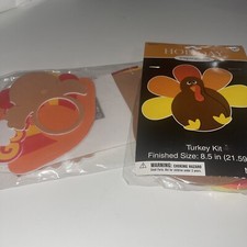 2 Foam Craft Kits Thanksgiving Turkey Kids Crafts