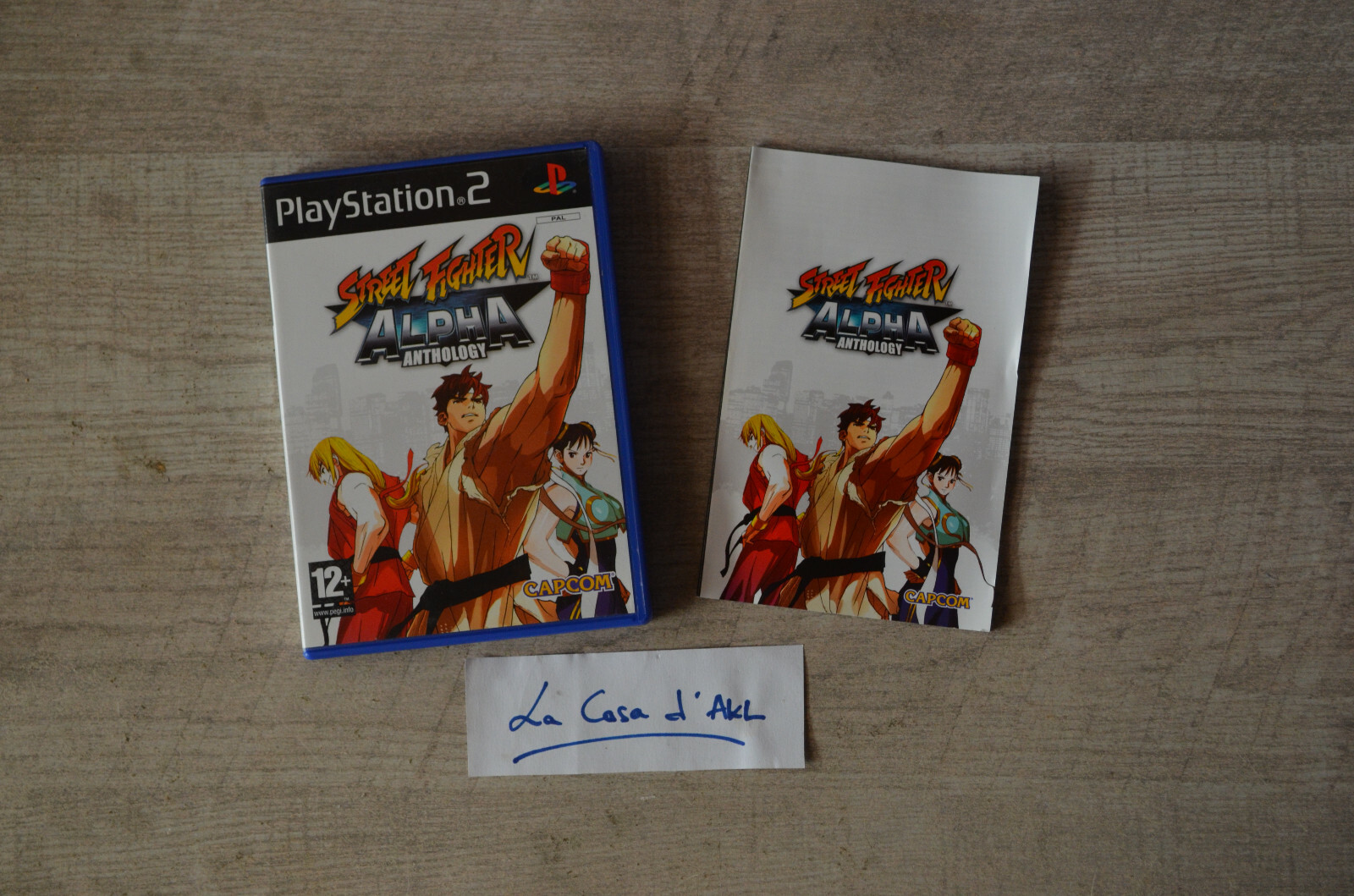 Street Fighter Alpha Anthology complet sur Playstation 2 - PS2 FR TTBE