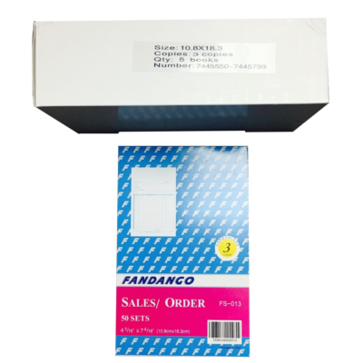 1 Confezione Di Moduli D'ordine Ricevuta, 2 Parti Di Fatture Senza Carbone Per Piccole Imprese 13 97 X 21 08 Cm 50 Set Per Libretto Bianco Giallo G 601099562734222 - Foto 12