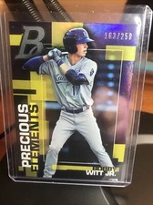 Bobby Witt Jr. 2019 Bowman Platinum Precious Elements Purple Parallel 163/250