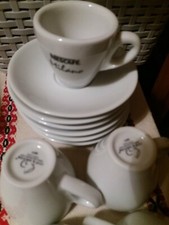 Nescafe Milano Espresso 6 Tassen und Unterteller 
