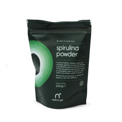 Naturya 100% Bio Spirulina Pulver nährstoffreich - 200g China Produkt x 2