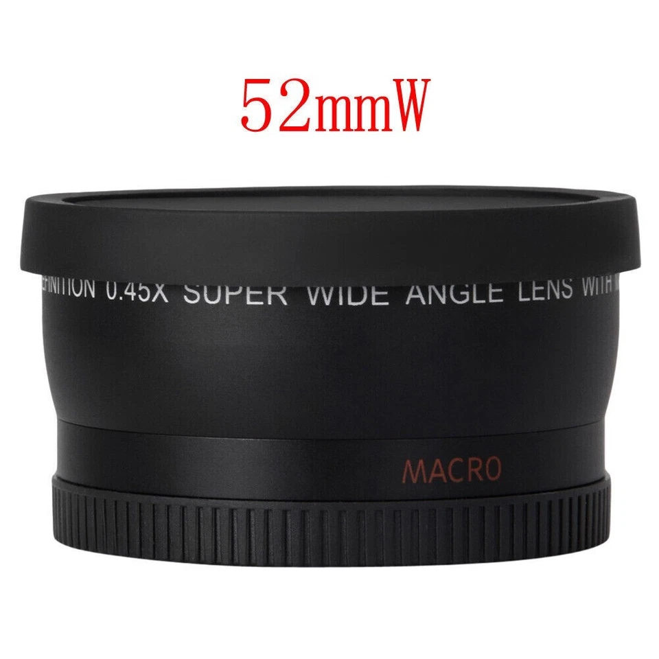 Canon Compatible 0.45x 52mm Super Wide Angle Macro Lens Adapter - Image 2 of 4