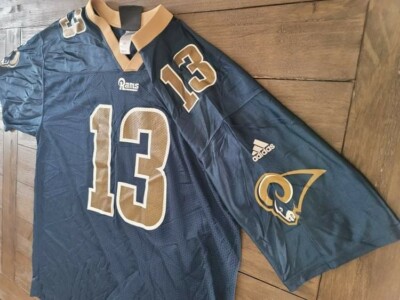 Vintage Adidas St. Louis Rams Kurt Warner #13 Authentic Jersey XL