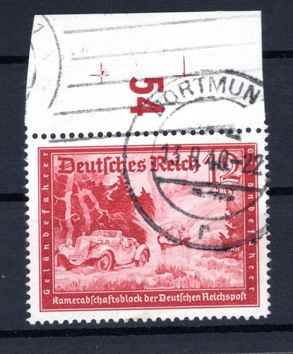 DR-3.Reich 708OR Upper Margin Stamped (CA3388
