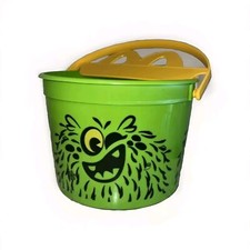 NEW 2024 MCDONALD'S MCDONALDS HALLOWEEN HAPPY MEAL GREEN BOO BUCKET w STICKERS