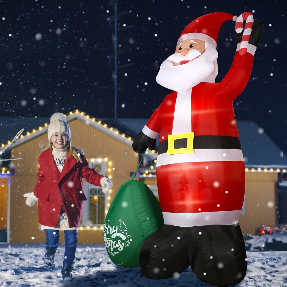 Loninak Outdoor Inflatable Christmas Decorations Lighted 14 FT Tall