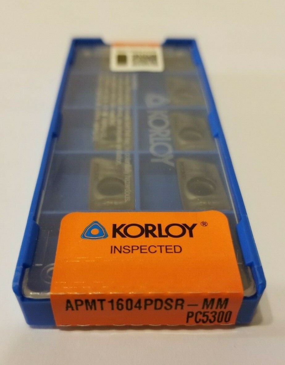Купить APMT1604PDSRMM PC5300 KORLOY 10 PACK на Аукцион из Америки с доставкой в Россию