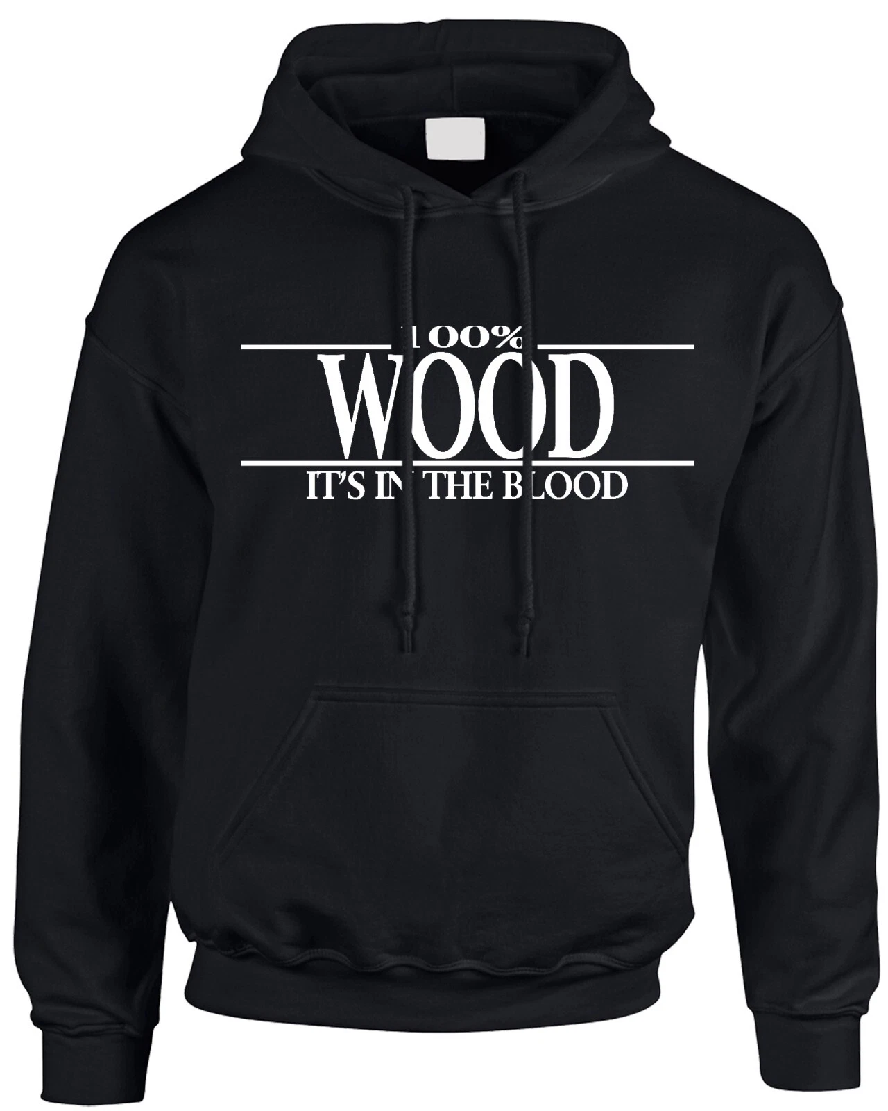 Wood Surname Men's Hoodie Funny Name Family Hooded Sweatshirt Gift Hoody