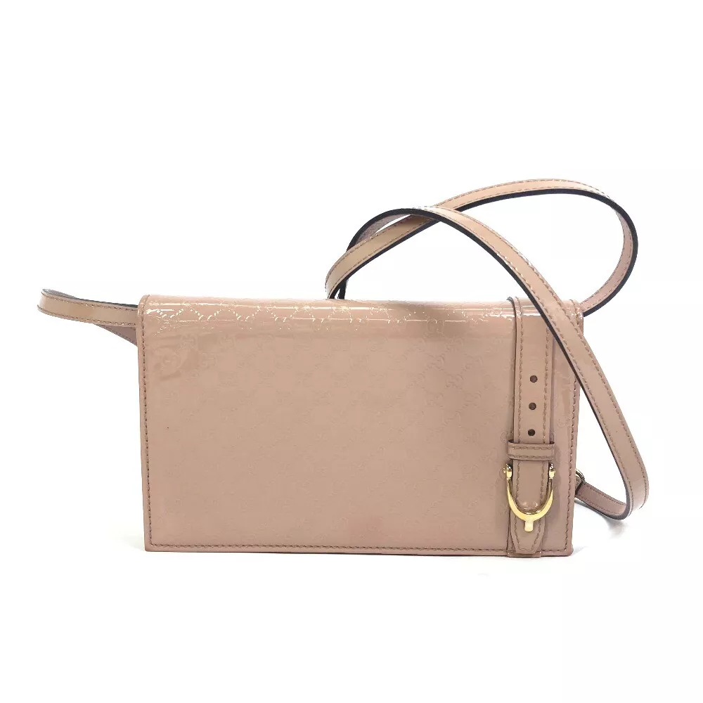 GUCCI 354086 GG/corps bandoulière joli/2VOIES portefeuille épaule sac bandoulière beige/orHW