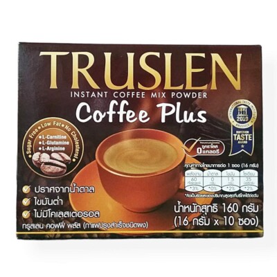 Truslen Instant Coffee Plus Slimming Weight No Sugar Collagen Diet 10 Mix Powder