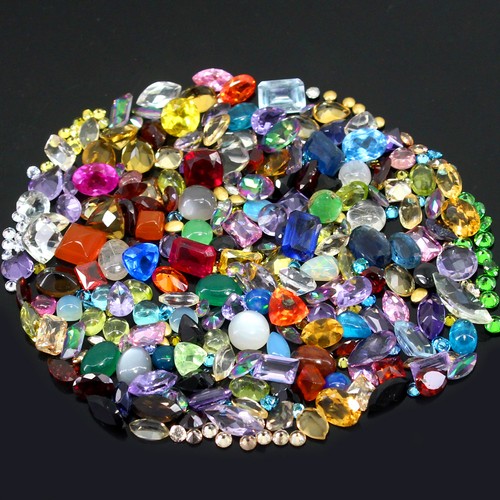 Lot De 200 Saphirs Naturels Ronds Multicolores 1.4mm - 3.16 Carats Total - Vrac Pour Création Bijoux